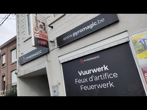 "PYROMAGIC" (Vuurwerkduitsland) neuer Shop Liège/Lüttich Belgien 2022