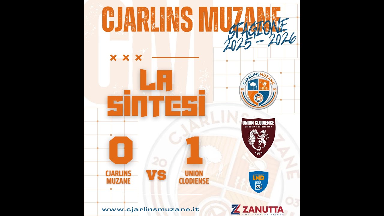 LA SINTESI DI CJARLINS MUZANE-UNION CLODIENSE