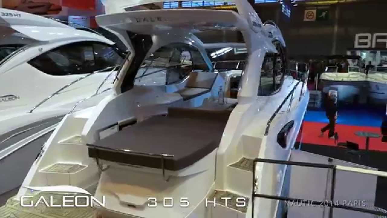 Galeon 305 HTS at NAUTIC PARIS, December 2014