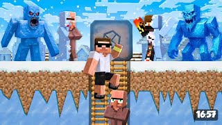 We Created Bunker to Survive COLD WEATHER in Minecraft..