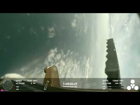 RE-ENTRY! SpaceX Starship Super Heavy Booster | Flight Test 3