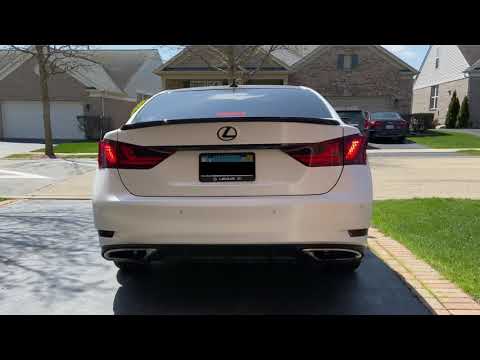 Lexus GS 350 Borla Exhaust with Custom Resonators Cold Start/Revs