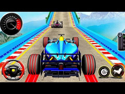 Formula Car F1 Car Stunts Racing Simulator 2024 - Extreme Mega Ramp Car Ramp HD : Android Gameplay
