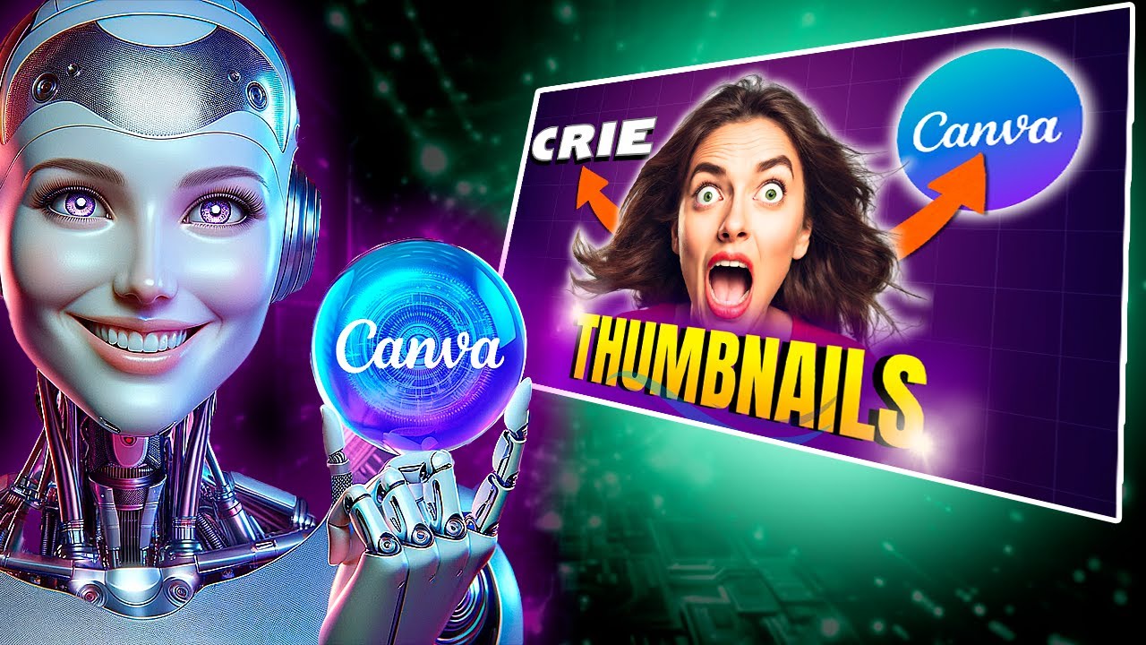 Crie Thumbnails Incríveis com IA no Canva Passo a Passo! l Criar capa de vídeo com IA no Canva
