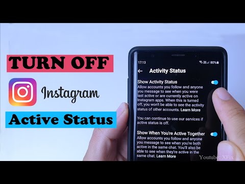 Turn Off Active Status on Instagram