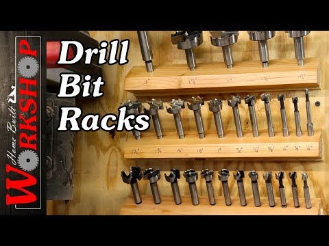 YouTube video about Organize Your Workspace with the Convenient Drill Bit Rack