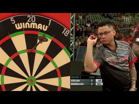 Rowby-John Rodriguez Missed The Dartboard On Main Stage