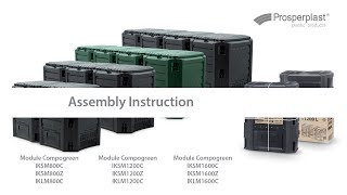 Prosperplast Kompostér MODULE COMPOGREEN černý 800l