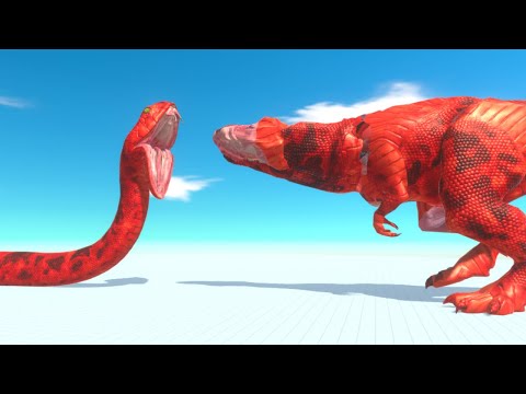 Titanoboa Skin Tournament. Who wears it better? - Animal Revolt Battle Simulator