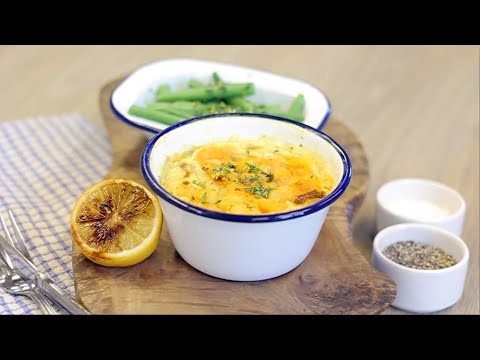 Rosti-topped Salmon Pot Pie