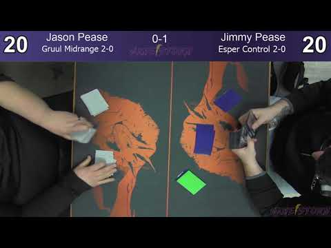 Jason Pease (Gruul Midrange) vs Jimmy Pease (Esper Control) - Friday Night Standard 2/22/19