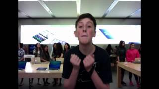 APPLE STORE DANCE TO THE DARK SIDE!! (My Original Song)