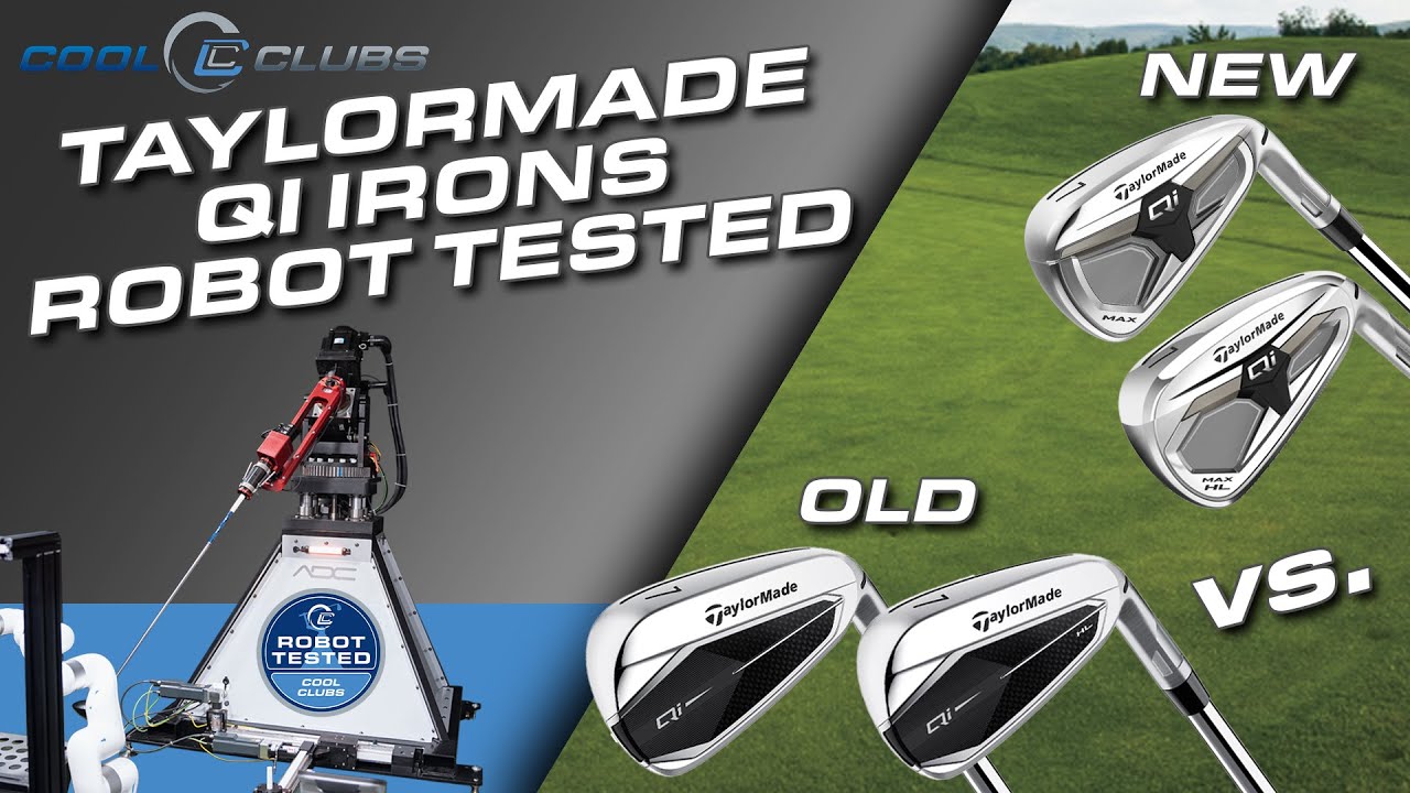 TaylorMade Qi Max and HL Irons Robot Tested Video