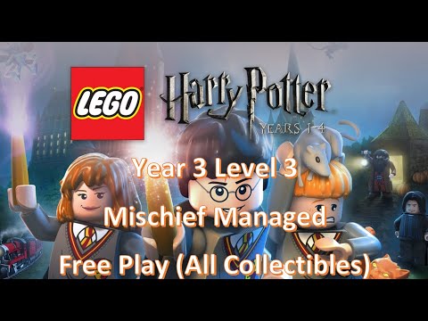 Lego Harry Potter Year 3 Level 3 Mischief Managed (All Collectibles)