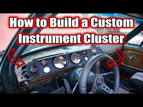How I Built a Custom Instrument Cluster | Autometer Gauges Install | Dodge D100