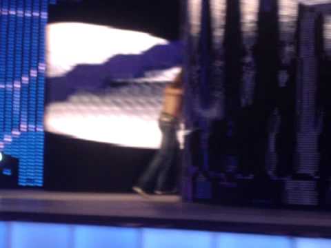 Edge leaves the arena