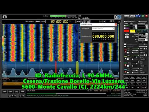 22.07.2022 08:11UTC, [Es], Radiofreccia, I, 90.6MHz, 2224km