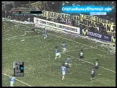 Boca 3 Gremio 0 Copa Libertadores 2007 (Resumen Completo)
