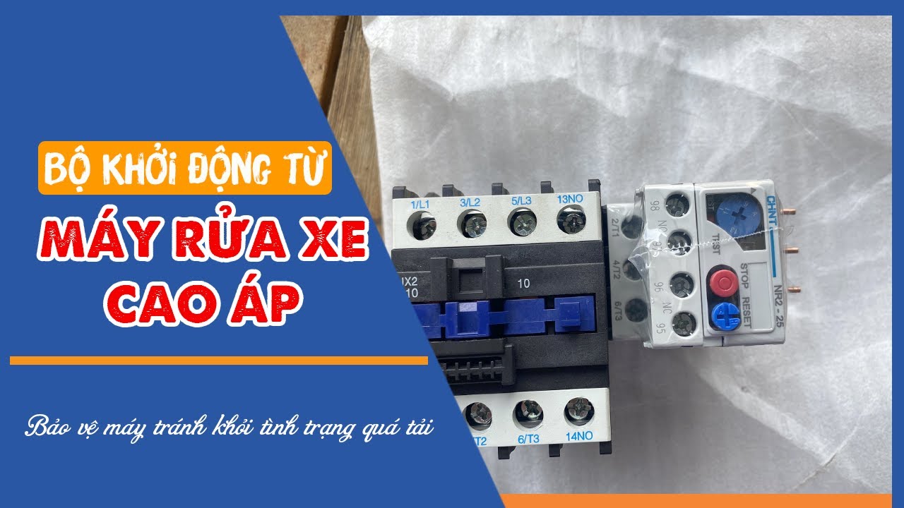 Rơ le tự ngắt máy rửa xe cao áp 3 pha 19