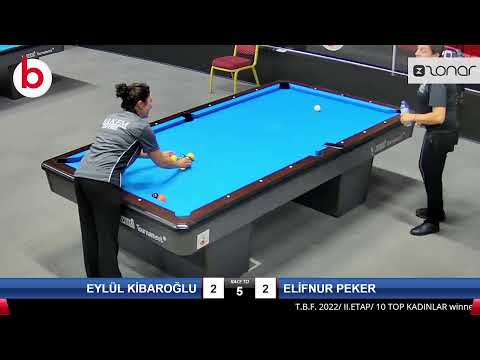 EYLÜL KİBAROĞLU & ELİFNUR  PEKER Bilardo Maçı - 