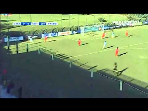 Lazio - Catania, rete di Tounkara