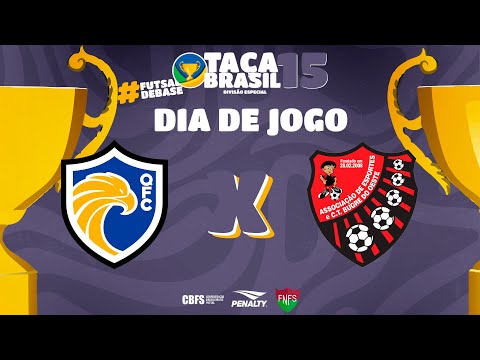 Taça Brasil Sub15 Masc. Divisão Especial | Quinho F. C. x Bugre São Miguel | 1ª Rodada | Ao Vivo