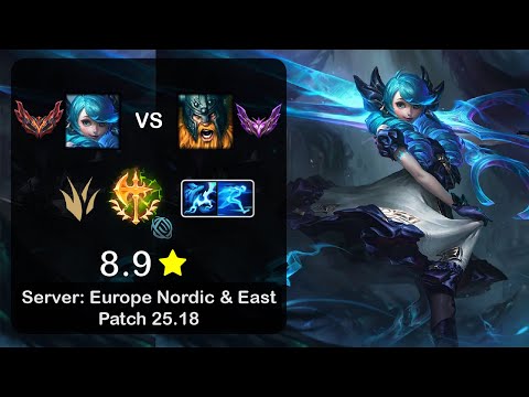 Gwen Jungle vs Olaf - EUNE GrandMaster - Patch 25.18