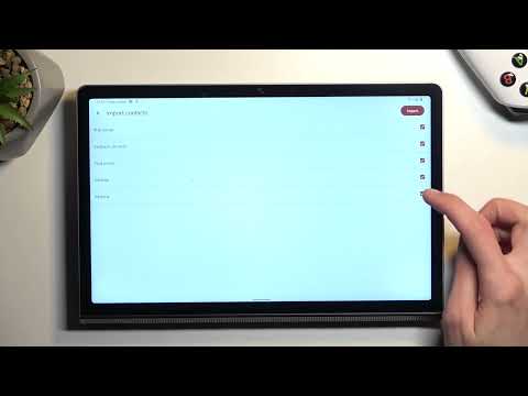 How to Copy Contacts from a SIM Card to Device Memory on a LENOVO Yoga Tab 11