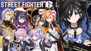 【ストリートファイター6】スト6講習会 ｷﾀｰ!!( ﾟДﾟ) 【 奏手イヅル w/ 渋谷ハル ACQUA 歌衣メイカ 風楽奏斗 甘音あむ 紫宮るな 夕陽リリ】