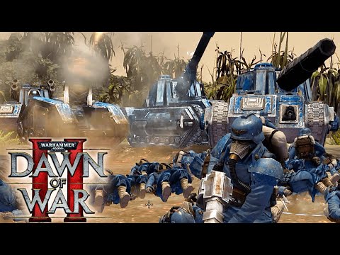 NEW UPDATE: The Artillery of Krieg vs 3000 Orks! - Astartes Mod | WH40K: Dawn of War 2: Retribution