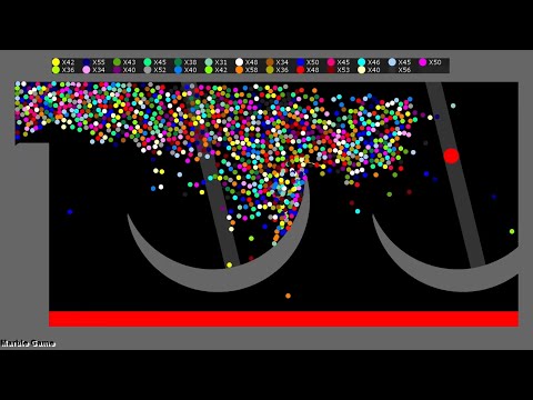 Survival Proliferation 47 - Marble Race in Algodoo