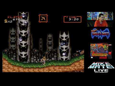 Super Ghouls n Ghosts pro ATTEMPT - Mike Matei Live