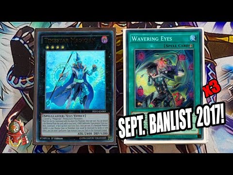 *YUGIOH* BEST! PENDULUM MAGICIAN DECK PROFILE! SEPTEMBER 18TH, 2017 BANLIST! 3X WAVERING EYES (GABE)