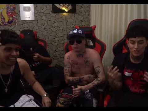 Gabriel Drago, Franky Style y Mnzr improvisando en el stream de NeutroYT
