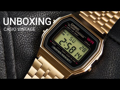 UNBOXING CASIO VINTAGE A159WGEA-1DF