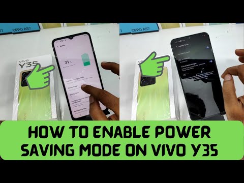 How to Enable Battery saver mode in VIVO Y35| How to save battery life on VIVO Y35