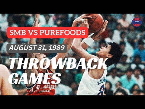 PUREFOODS vs SAN MIGUEL | 1989 AFC Finals Game 5 | PBA THROWBACK