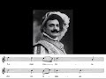 Enrico Caruso sings  Amor ti vieta  with score