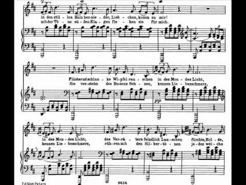 Dietrich Fischer-Dieskau sings Schubert 'Schwanengesang' - 4. Ständchen