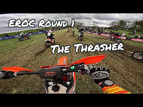 First Race On My 2023 KTM 125XC / 2023 EROC Round 1 The Thrasher