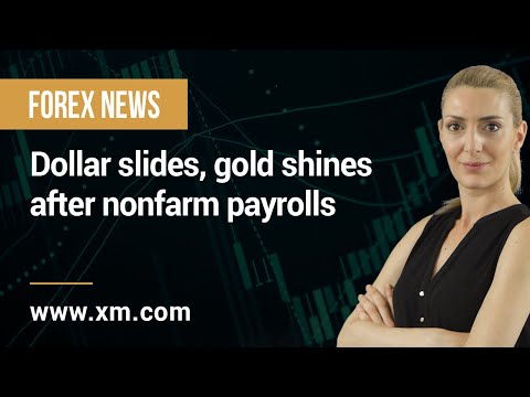 Forex News: 10/07/2023 - Dollar slides, gold shines after nonfarm payrolls