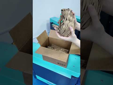 Cardboard Net is a kind of Cushion Packing Materials made from Cardboard Shredder.
