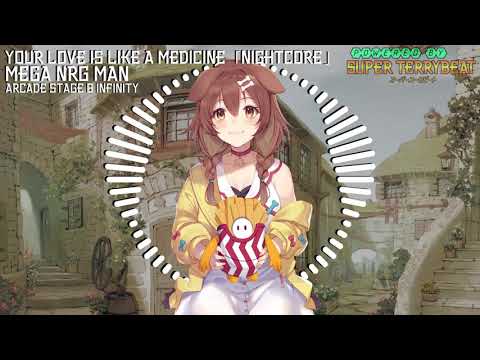 「Super EuroNightcore」 Mega NRG Man - Your Love Is Like A Medicine ~ Initial D ~