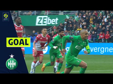 Goal Wahbi KHAZRI (42' pen - ASSE) AS SAINT-ÉTIENNE - AS MONACO (1-4) 21/22