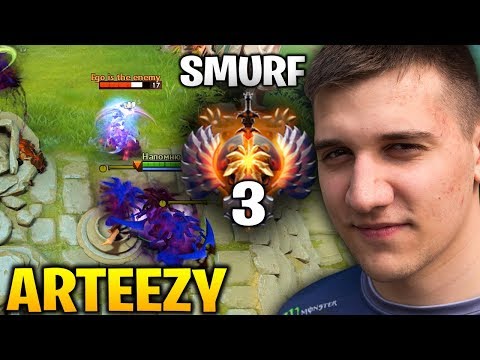 Arteezy Spectre Crazy Game: His Smurf Hit Rank 3 Already