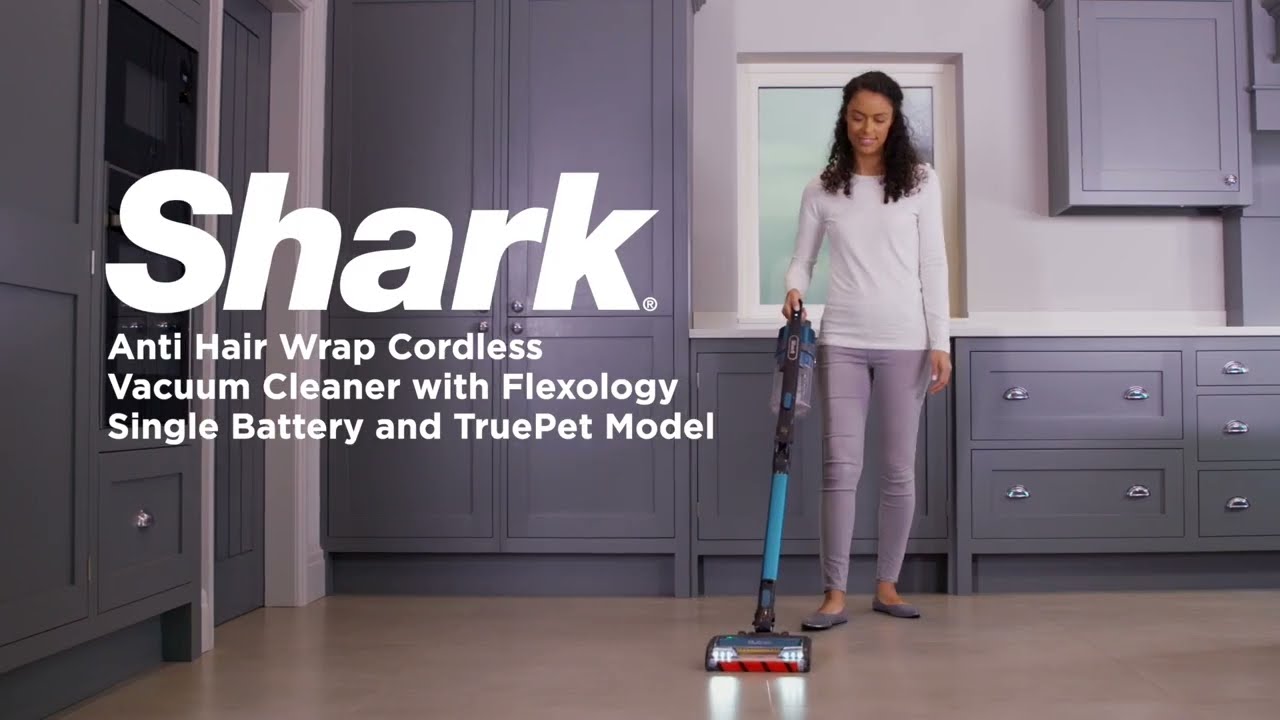 Shark Anti Hair Wrap DuoClean TruePet Cordless Stick Vacuum Cleaner - Grey