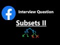 Subsets II - Backtracking - Leetcode 90 - Python