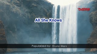 All She Knows - Bruno Mars