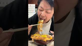 【昭和レトロ】地元に愛されてる先代の味を受け継いだ2代目店主の作るカツ丼❤️ #大衆食堂  #グルメ#japanesefood