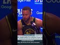 Steph Curry sounds off on Ja Morant’s injury in Game 3? #shorts